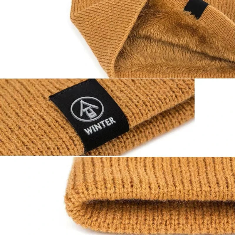 Winter Windproof Neck Gaiter Warm Thickened Plush Tube Scarf for Skiing