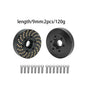 Brass Wheel Hex Hub Adapter for 1.9/2.2 Beadlock RC Crawler Axial SCX10 TRX4 TRX6 - EXPROTAS