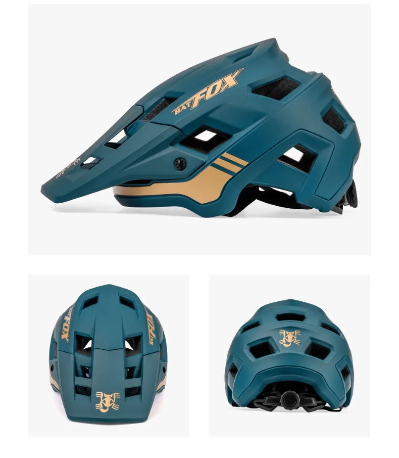 BATFOX Bike Helmet men's bicycle helmet MTB casco bicicleta Mountain bike casco ciclismo hombre Matte black cycling helmets-EXPROTAS