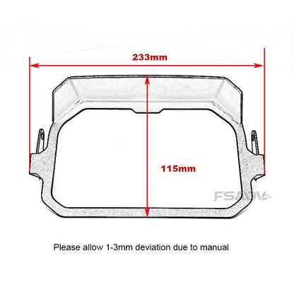 BMW R1250GS R1200GS LC ADV Meter Frame Cover TFT Screen Protector