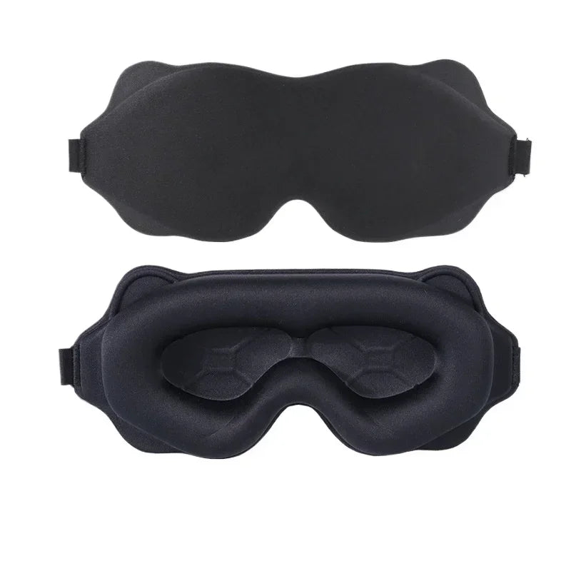 3D Block Out Light Eye Mask Soft Padded Sleep Cover for Travel