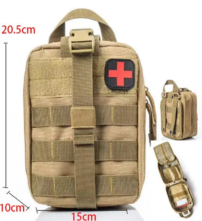 Tactical First Aid Kits Medical Bag Emergency Outdoor Hunting Car Camping Molle Survival Tool EDC Pouch Organizer Medical Bag-EXPROTAS