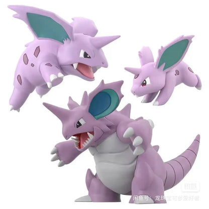 Scale World Pokémon Nidoking Nidorino Nidoran Legend of Elves Figure Set