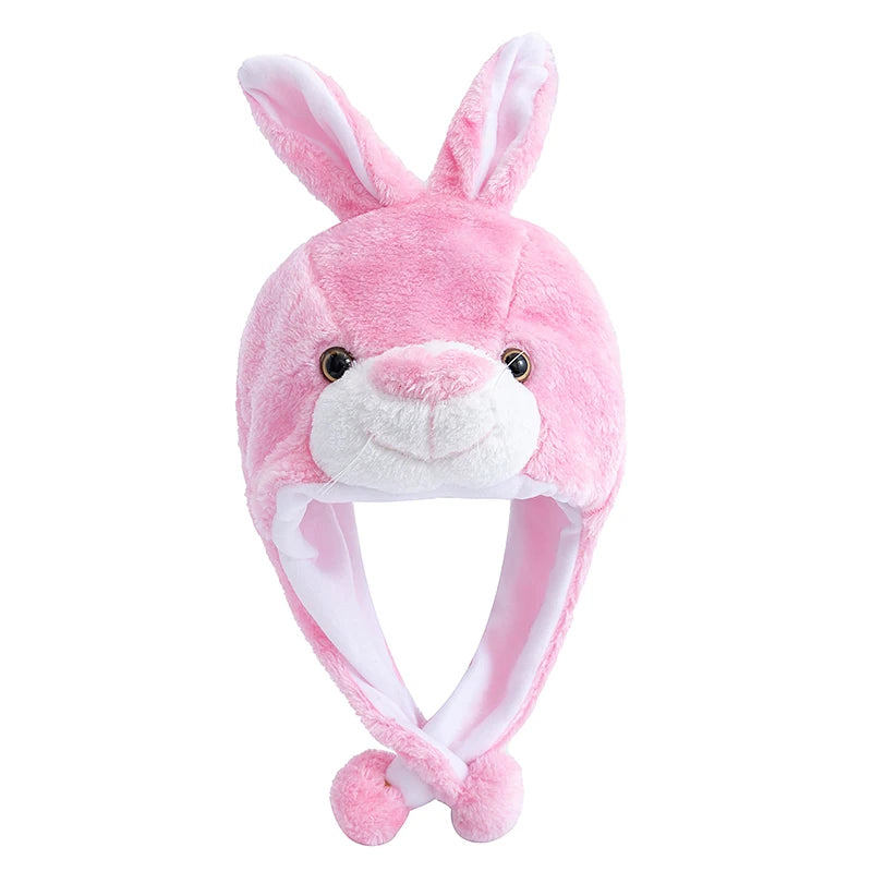 Unisex Funny Bulls Head 3D Animal Decorative Hat Winter Cap for Adults