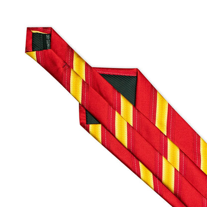 Mens Striped Neck Tie Red Formal Ties for Wedding Party Occasions
