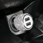Bling Car Charger 5V 2.1A Dual Port Fast Adapter Vehicle Interior Accessory