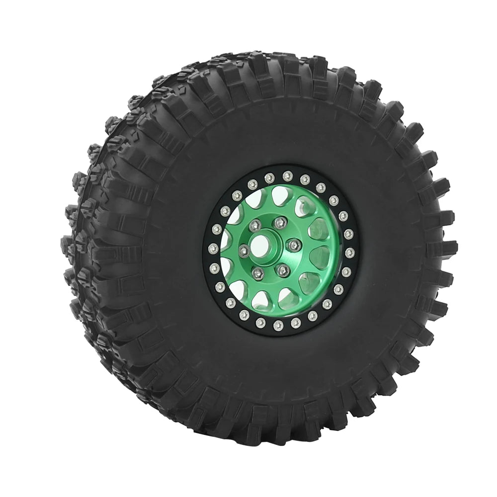 Beadlock Wheel 1.9 Metal Rim for 1/10 RC Crawler Axial SCX10 TRX-4 Redcat