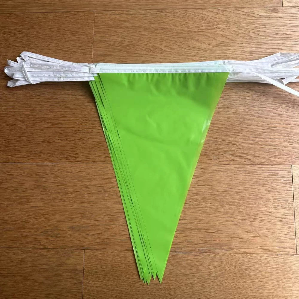33ft Pennant Banner Flag 20Pcs Triangle Bunting Party Decoration Blue
