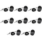 3M Camping Clothesline w/ 12 Clips Windproof Elastic Travel Laundry Line