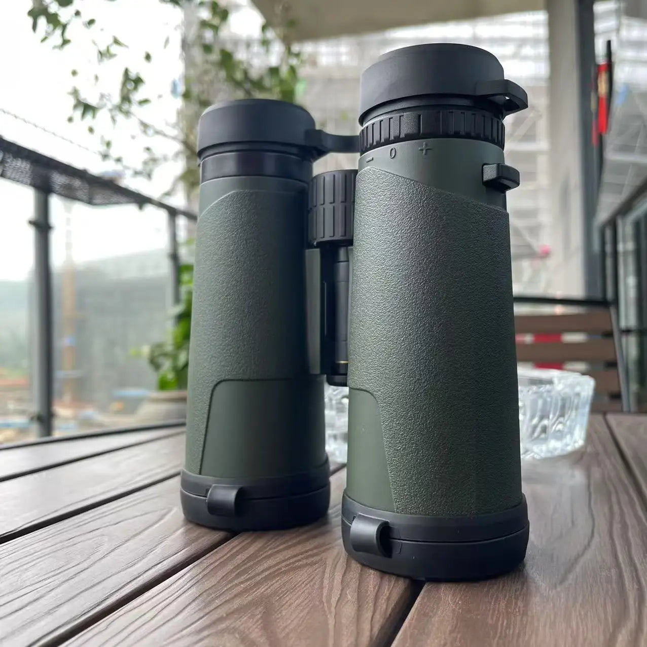 SUNCORE 10x42 Green Binoculars Outdoor Bird Watching Hunting Travel Optics