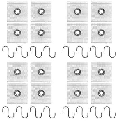 4Pcs S Shaped Camping Awning Hooks Clips Durable RV Tent Hangers Light Hangers with Holes Practical Caravan Camperb Accessories