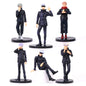 6pcs Jujutsu Kaisen Figure Satoru Gojo Geto Suguru PVC Anime Toy