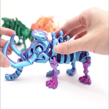 3D Printed Tyrannosaurus Rex Dinosaur Model Jointed Movable Realistic Decor
