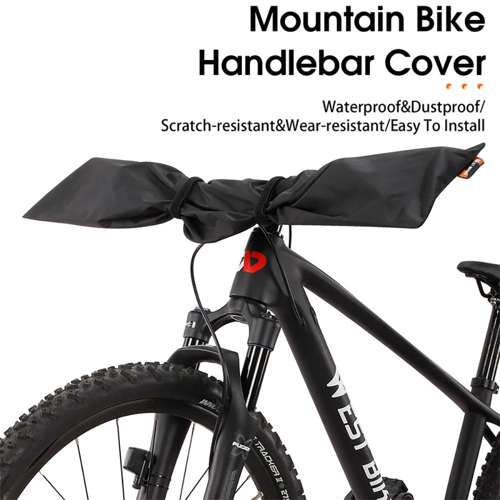 Bike Handlebar Cover Waterproof Dustproof Protector for Road Bicycle