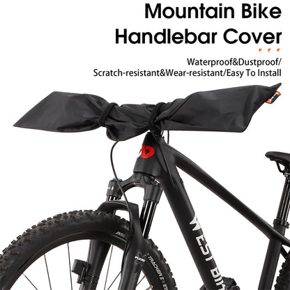 Bike Handlebar Cover Waterproof Dustproof Protector for Road Bicycle