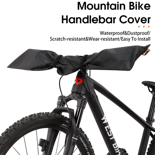 Bike Handlebar Cover Waterproof Dustproof Protector for Road Bicycle