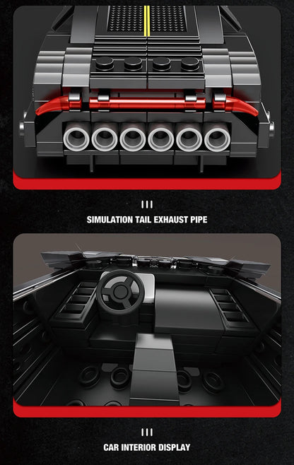 City Classic Racing Car Building Blocks Speed Champion Sports Vehicle Bricks Toy Gift