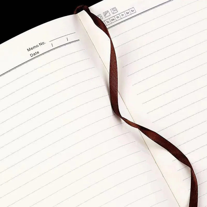 A5 A6 Leather Notebook Journal Notepad Diary Lined Pages School Office