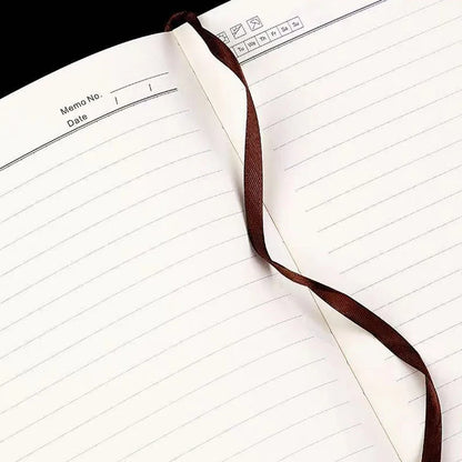 A5 A6 Leather Notebook Journal Notepad Diary Lined Pages School Office