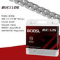 BUCKLOS 8-12 Speed Bike Chain MTB Road Bicycle Chain 116L Shimano SRAM