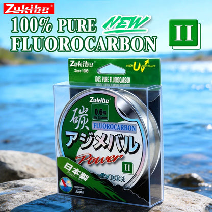 Fluorocarbon Fishing Line 100M 1-38kg Soft Monofilament Carp Leader