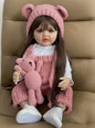 BZDOLL 55 CM 22 Inch Reborn Dolls Realistic Full Silicone Baby Bebe Newborn Girl Doll Princess Toddler Toy Gift-EXPROTAS