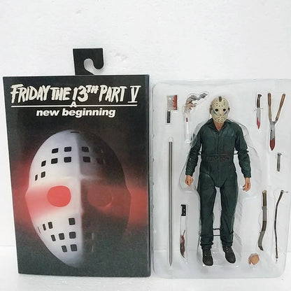 NECA Friday The 13th Figure Toys Freddy Jason Voorhees Blood Action Figure Jason Collectible Model Christmas Halloween Gifts-EXPROTAS