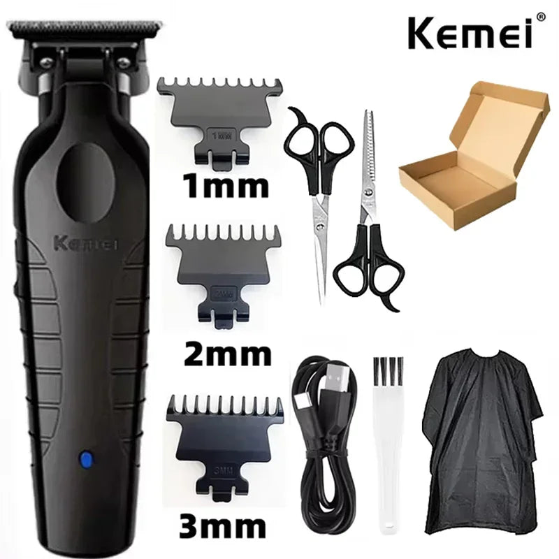 Kemei Professional Hair Clipper Trimmer Cordless Electric Beard Shaver