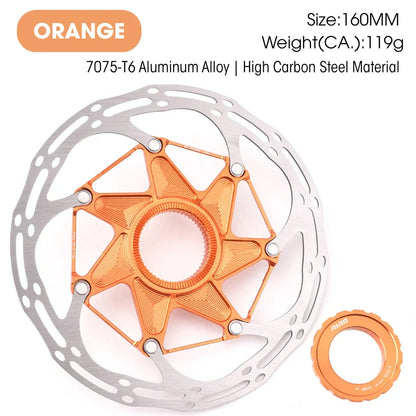 RIRO Center Lock Bicycle Disc Brake Rotor 140/160mm MTB Hydraulic Brake Disc