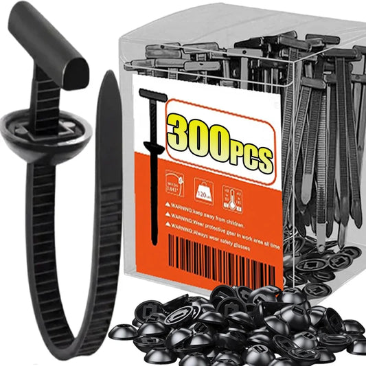 Nylon Cable Ties Heavy Duty Self-locking Buckle for Car Repair 10/20/50/100pcs