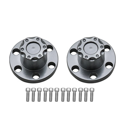1/10 RC Crawler Metal Wheel Center Dust Caps 6-Hole for 1.9" & 2.2" Wheels - EXPROTAS