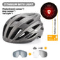 WEST BIKING Men Women Cycling Helmet With Taillight Goggles Sun Visor Bicycle Helmet MTB Road Bike Safe Cap Motorcycle Helmet-EXPROTAS