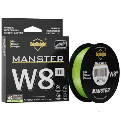 SeaKnight Fishing Line 500m Braided PE Saltwater 15-100LBs W8 II