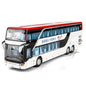 1:32 Scale Alloy Double Decker Bus Toy Model Sightseeing Sound Light