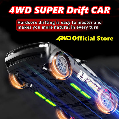 4WD Drift Car Remote Control RC Racing Truck 4x4 GTRPRO Toy for Kids Adults