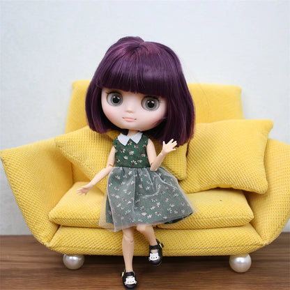 Icy Dbs Blyth Doll 20CM Joint Body Nude DIY Clothes Shoes for Girls