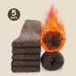 3/5 Pairs Thick Towel Mid-Calf Warm Socks for Winter Snow Boots
