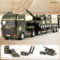 1pcs Scale-carrier Container Engineering Vehicle Excavator Transport Truck Model