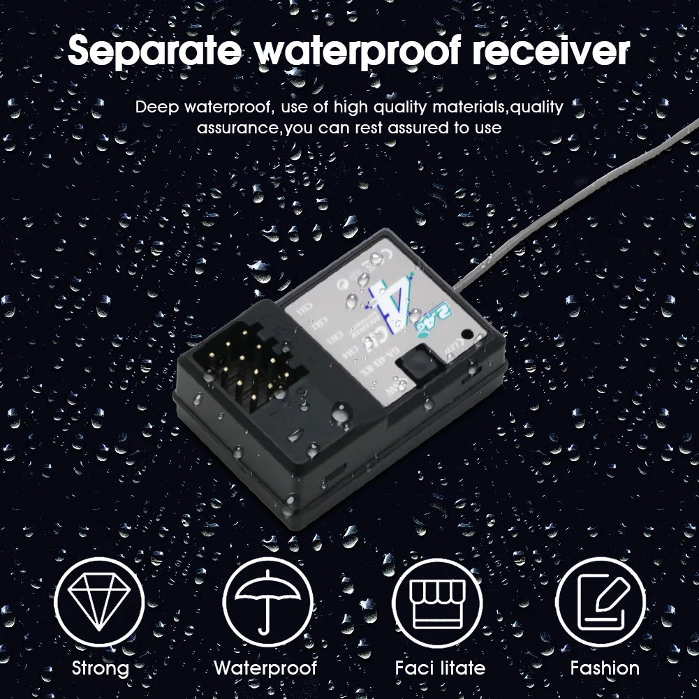 Radio Remote Controller 2.4GHz Transmitter Receiver for RC Car Boat