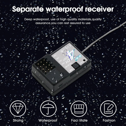 Radio Remote Controller 2.4GHz Transmitter Receiver for RC Car Boat