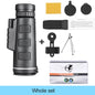 40x60 HD Monocular Telescope Phone Adapter Waterproof Pocket Hunting Camping