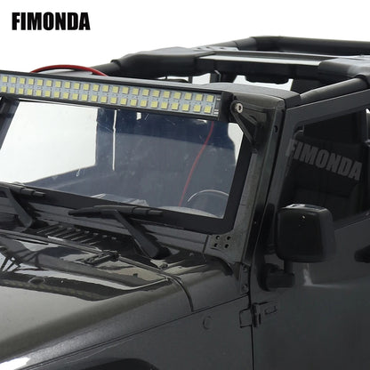 RC Crawler Roof LED Light Bar White Coloured Adjustable Modes 1/10 TRX4 SCX10