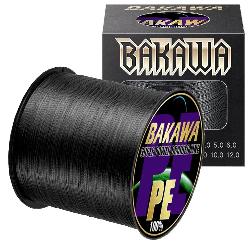 4 Strands Braided Fishing Line PE 100M 300M 500M 1000M Abrasion Resistant