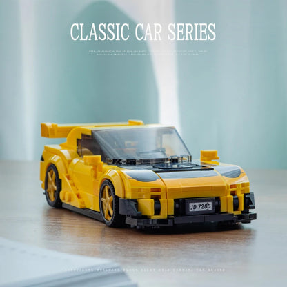 351pcs RX7 JDM Racing Car Building Blocks Classic City Sports Model Toy Gift