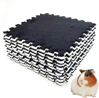 10Pcs Waterproof Guinea Pig Cage Liner Washable Pee Pad Bedding Mat