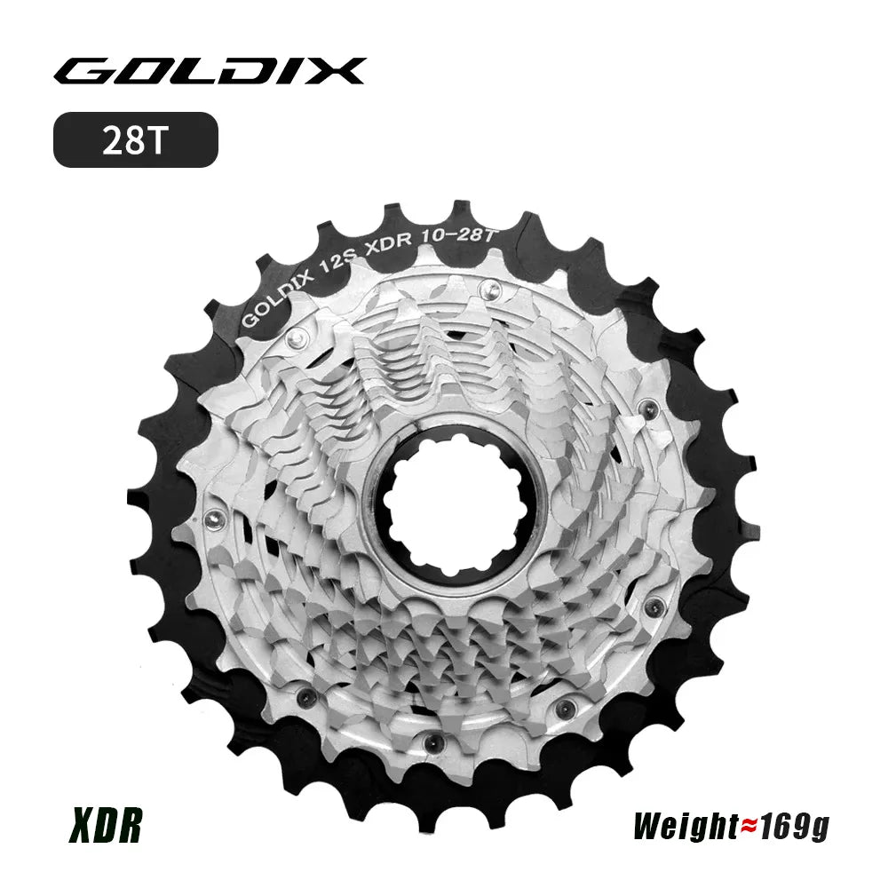 GOLDIX XDR 12 Speed Road Cassette Ultralight K7 for SRAM Electronic - EXPROTAS