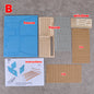 1/35 Model Building Architecture House Diorama Kit - 20 Pieces