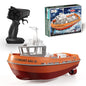 JIKEFUN 686 Rc Boat 2.4G 1/72 Powerful Dual Motor Long Range Wireless Electric Remote Control Tugboat Model  Toys for Boys Gift-EXPROTAS