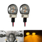 2x Turn Signal Light Motorcycle Amber Indicator Blinker Lamp 12V