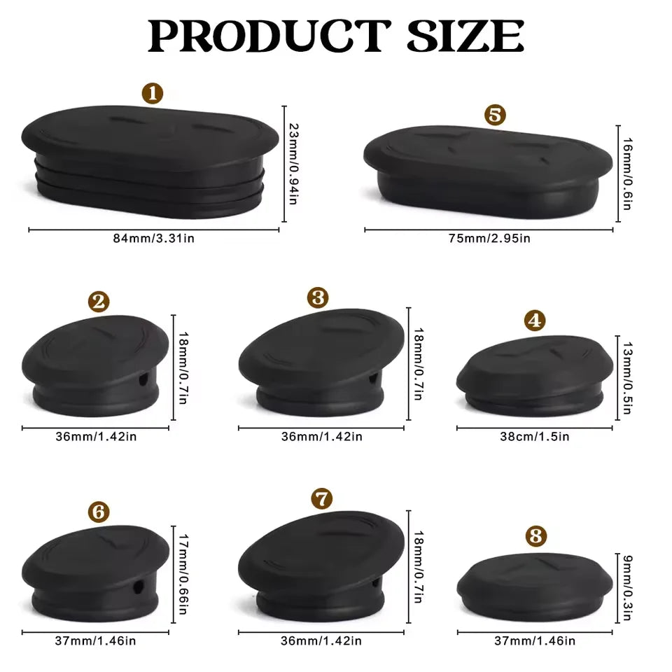 Frame Hole Cover Caps Plug Kit Compatible with Yamaha MT-09 SP 2021-2025